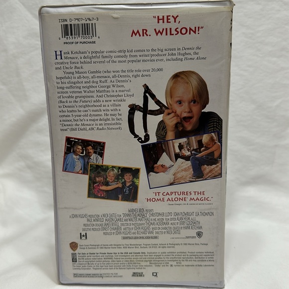 Dennis the Menace VHS - Picture 4 of 11
